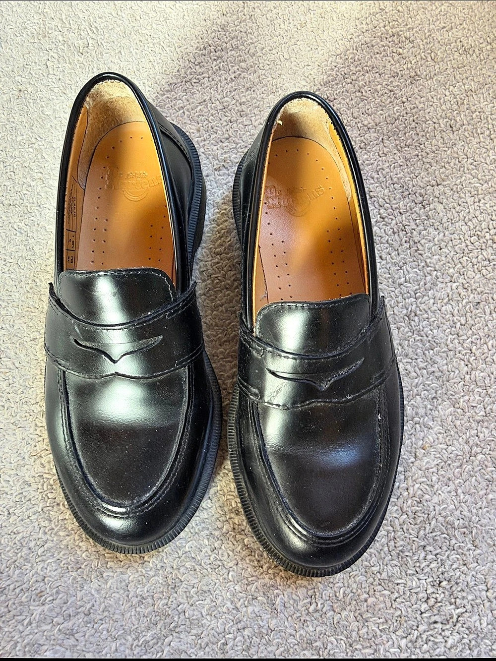 Dr. Martens Addy Black Leather Loafers US 5